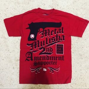2/$16 METAL MULISHA men's 2A/Armed Society Tee - S